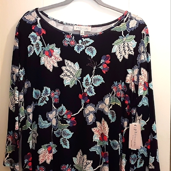 Philosophy Tops - Philosophy Floral Tunic Top